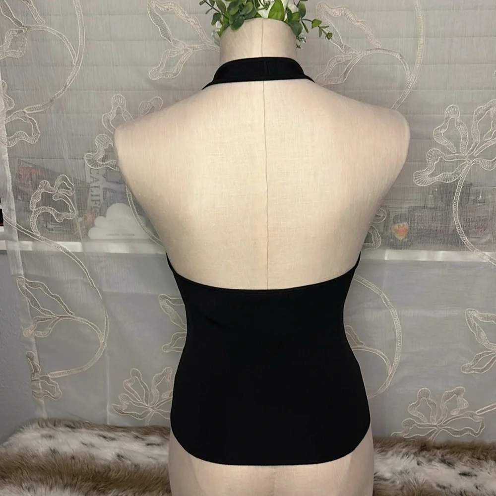 Alice + Olivia Saria Halter Top - Picture 2 of 4